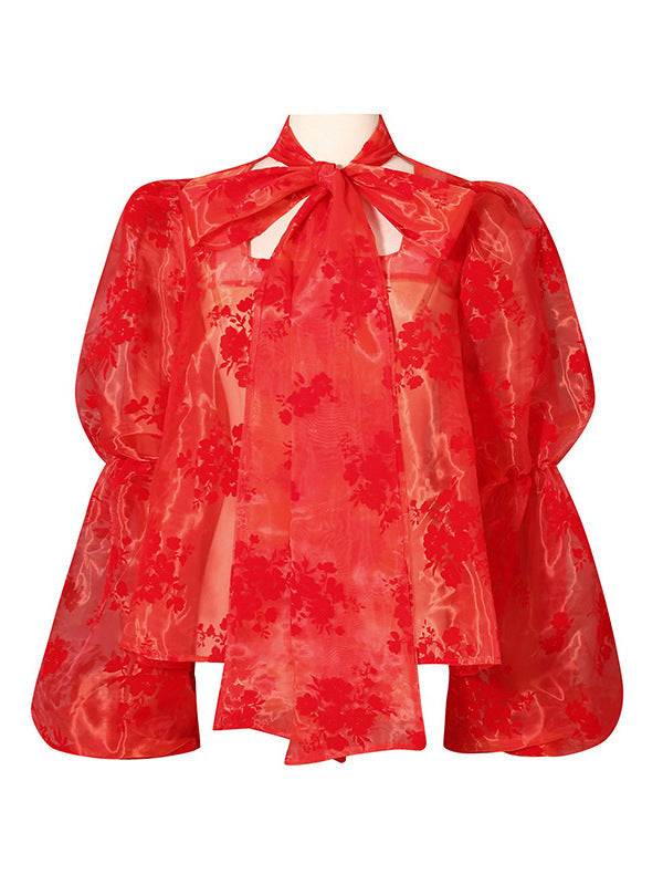 Organza Sweet High-Sense Shirt Top