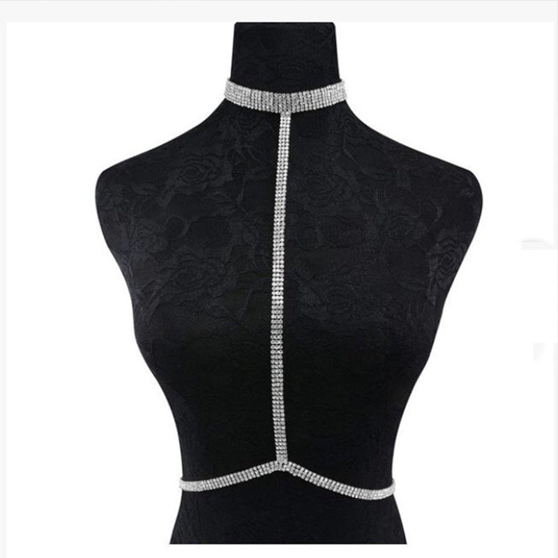 Rhinestone Sexy Body Chain Necklace Jewelry