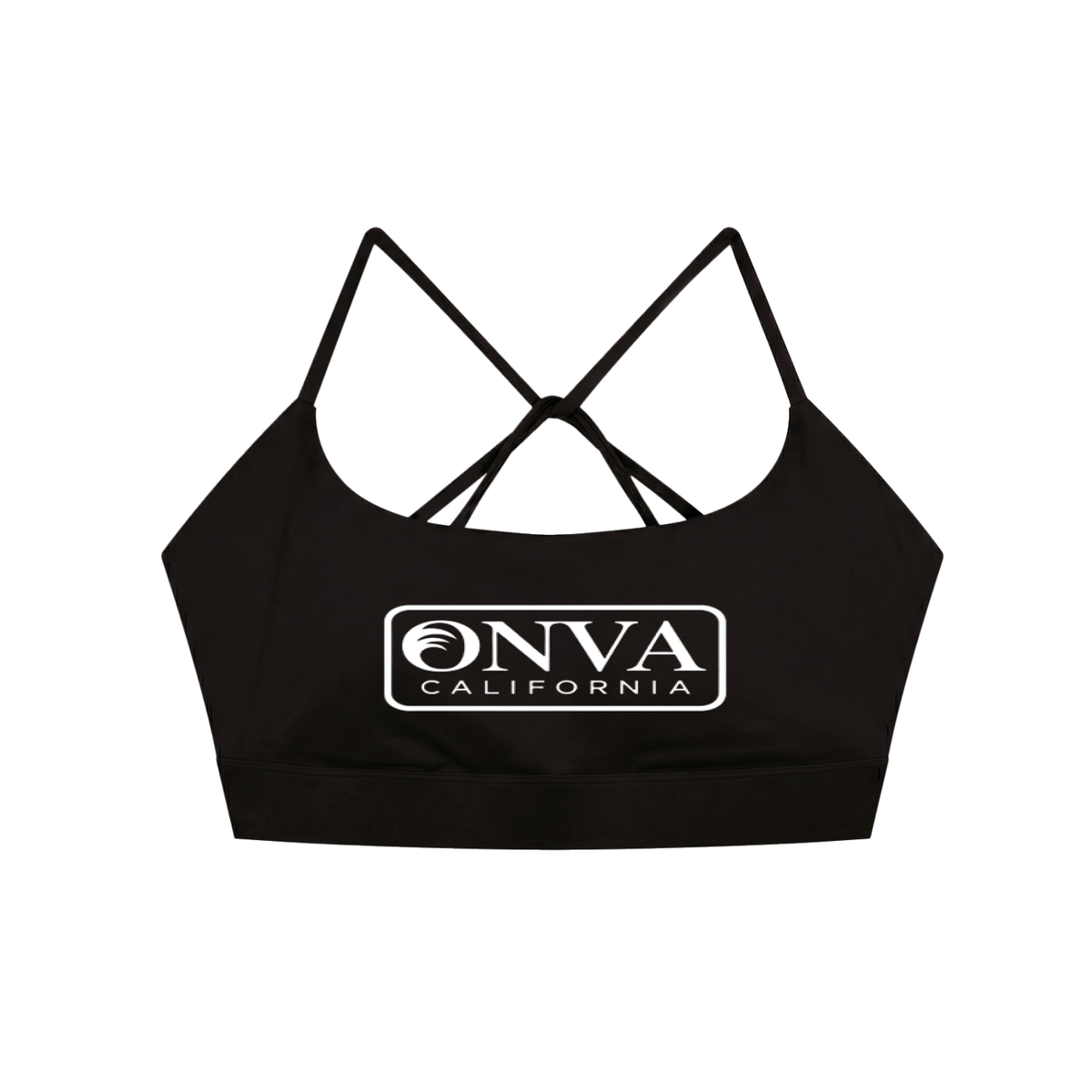 ONVA strappy criss-cross yoga sports bra