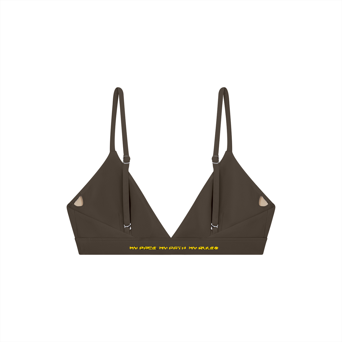 ONVA cropped V-neck sports bra – view 8