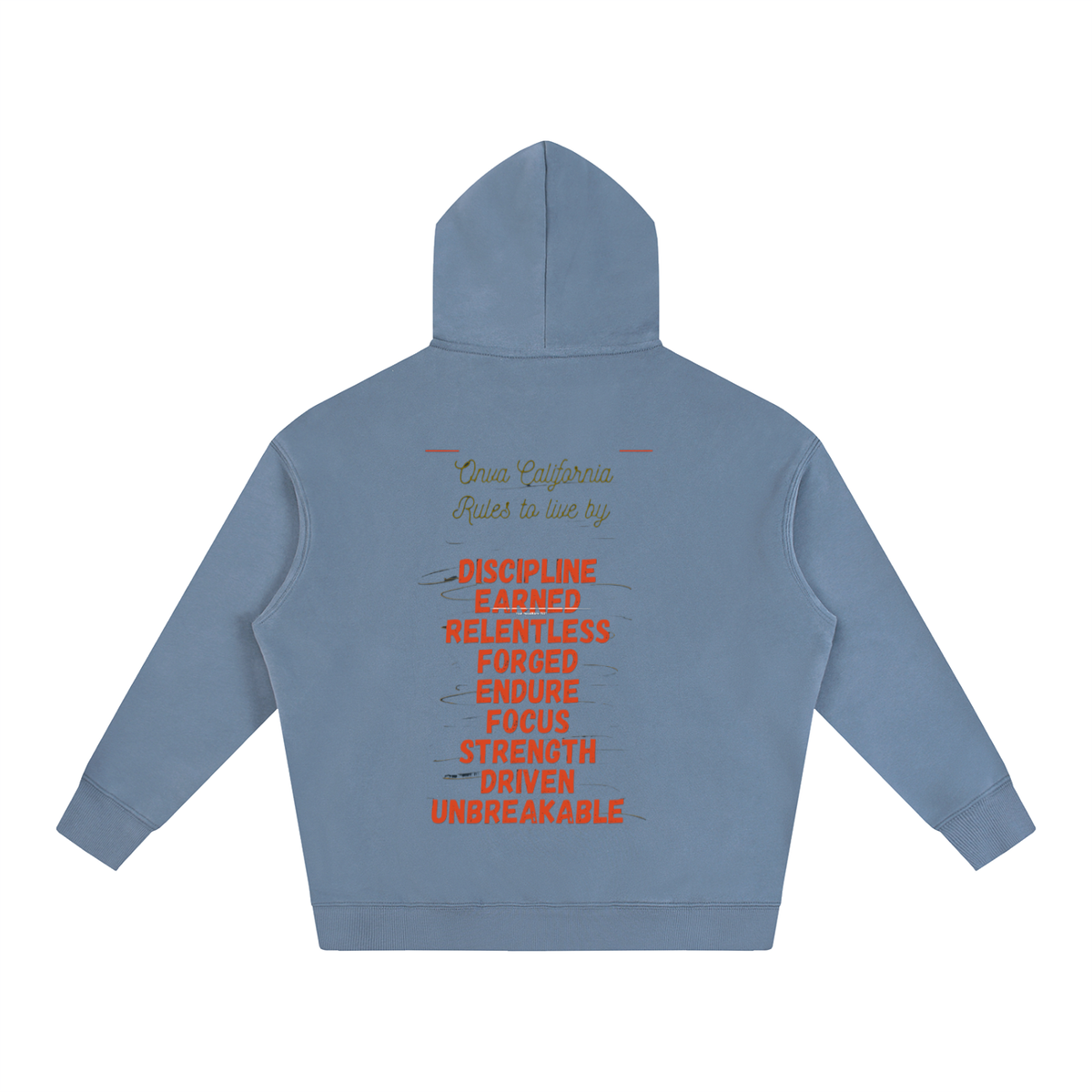 ONVA box logo oversized fleece hoodie – view 48