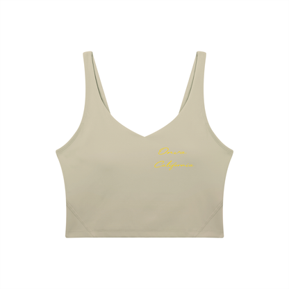 Women's V-Neck Yoga Sports Bra