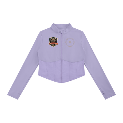 Women's Slim Fit Full-Zip Yoga Jacket