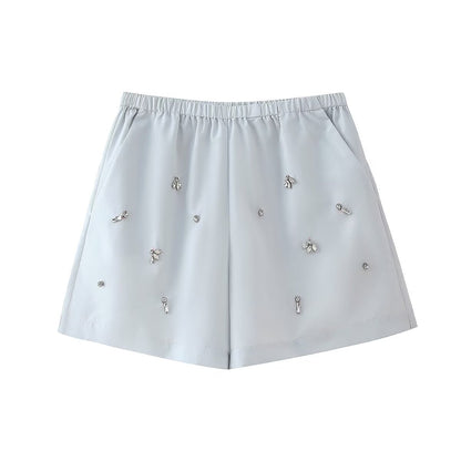 Jewelry Decoration Shirt & Shorts Set