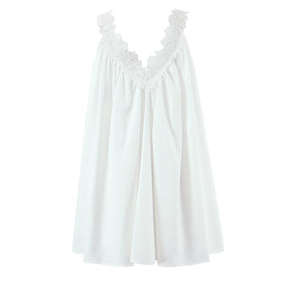 V-Neck Lace Ruffle Sleeveless Bodycon Dress