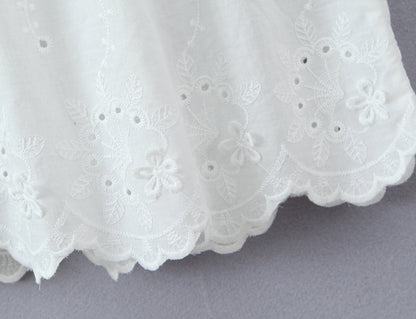 Exquisite Floral Embroidered Spaghetti Strap Dress