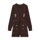 Jewelry Bead Knitted Cardigan