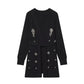 Jewelry Bead Knitted Cardigan