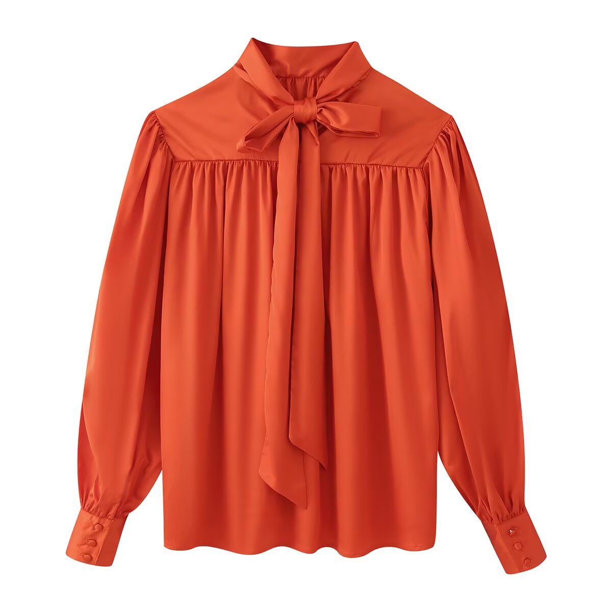 Pleated Design Casual Shirt Top