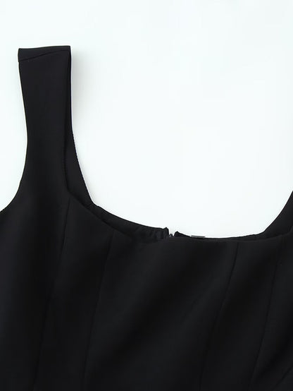 U-Collar Sleeveless Camisole Vest Top