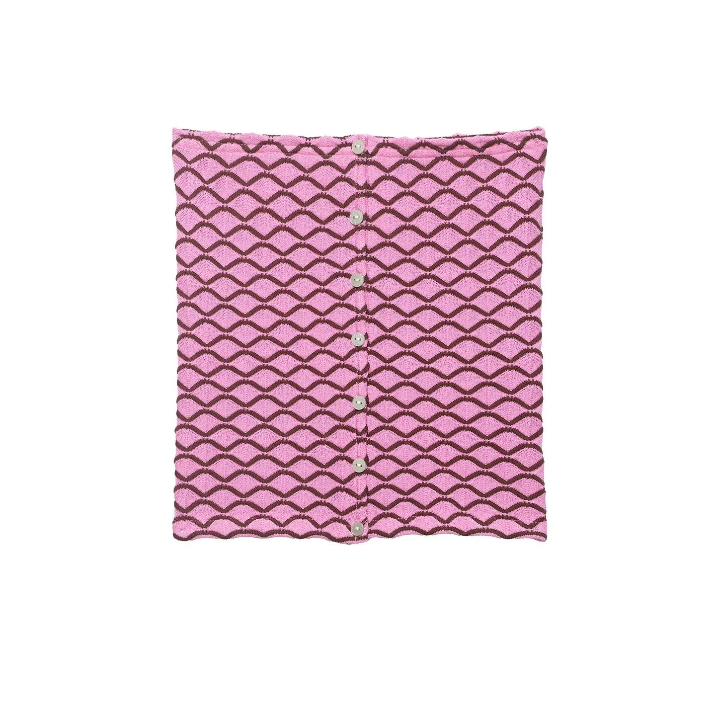 Sexy Knitted Jacquard Tube Top