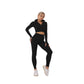 2-piece seamless zip-up yoga set – view 4