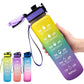 1L Tritan Water Bottle With Time Marker Bounce Cover