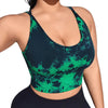 Plus Size Tie Dye Sports Bra
