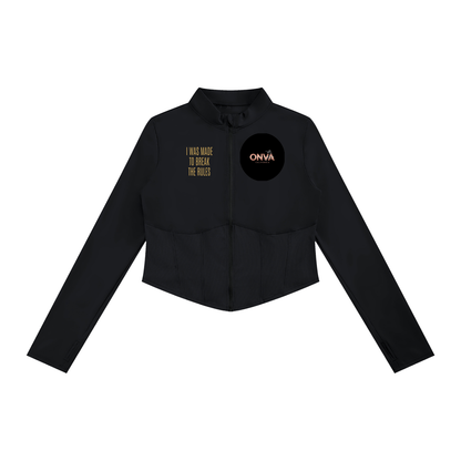 Women's Slim Fit Full-Zip Yoga Jacket