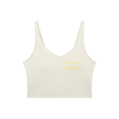 Women's V-Neck Yoga Sports Bra