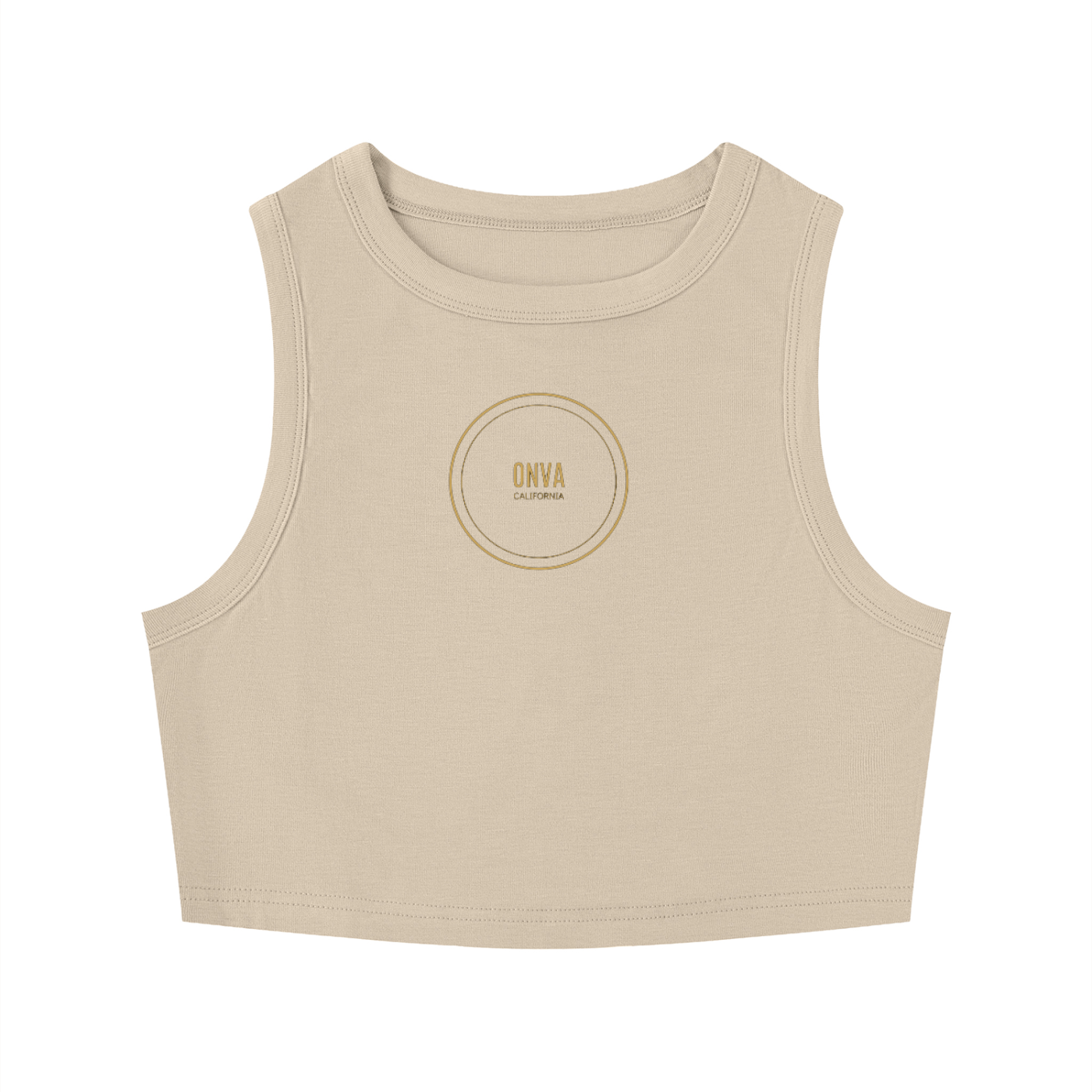 Women's Tight Crewneck Crop Tank Top