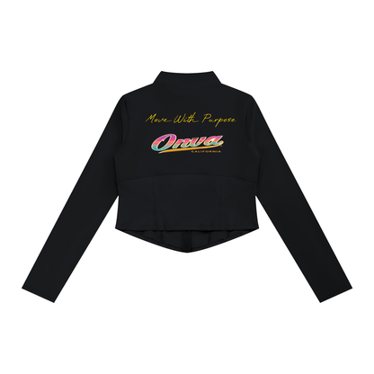 Women's Slim Fit Full-Zip Yoga Jacket