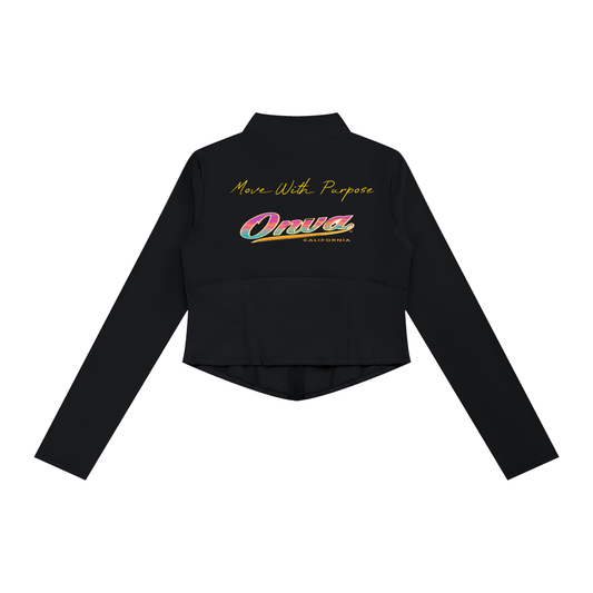 Women's Slim Fit Full-Zip Yoga Jacket