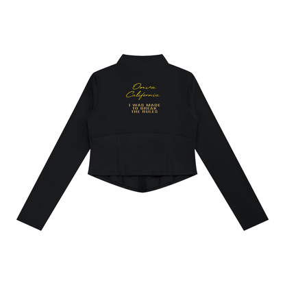 Women's Slim Fit Full-Zip Yoga Jacket