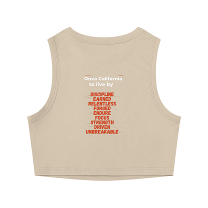 Women's Tight Crewneck Crop Tank Top
