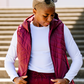 Powerstripe Eco-Friendly Down Hooded Vest