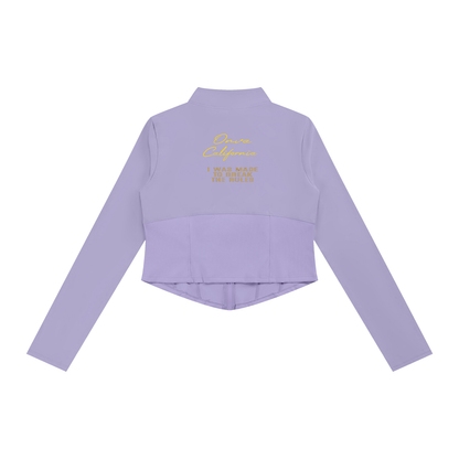 Women's Slim Fit Full-Zip Yoga Jacket