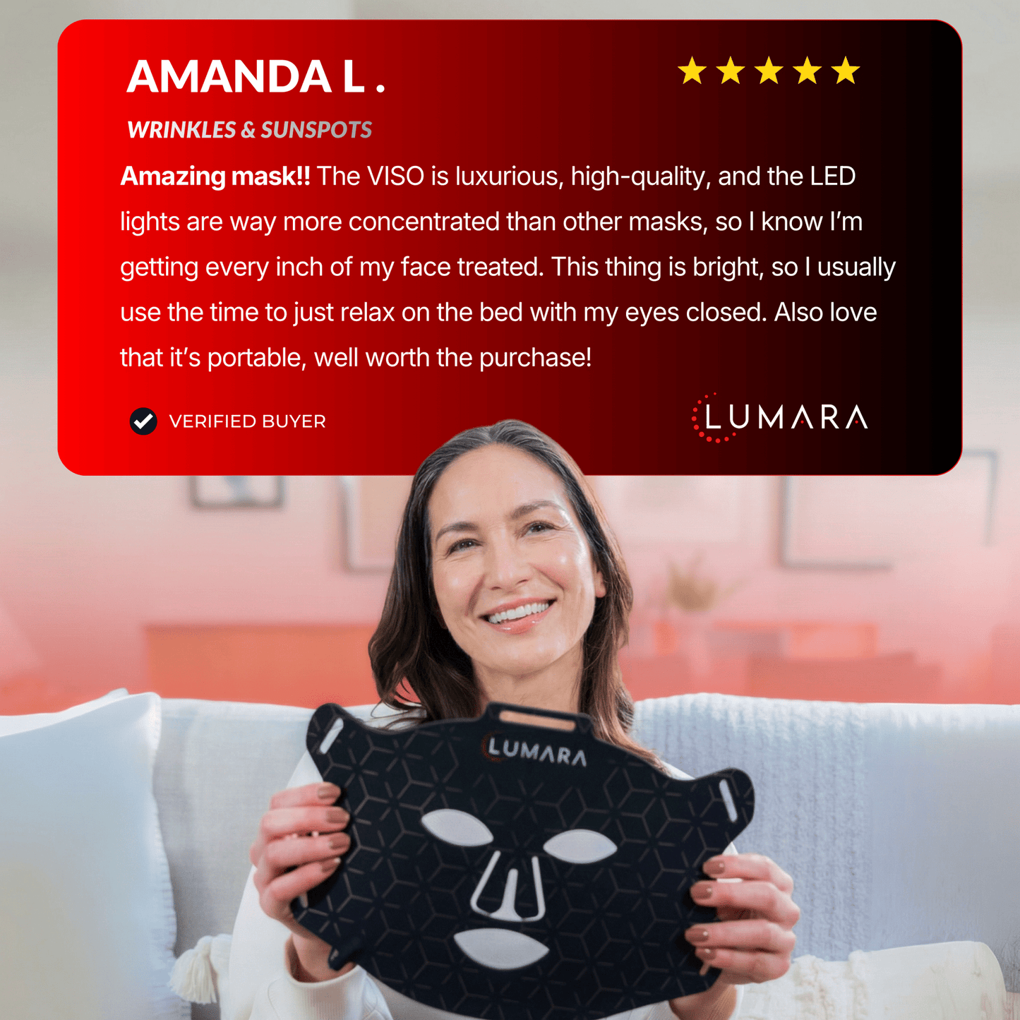 VISO FDA-Certified Red Light Therapy Mask