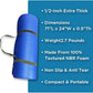 Premium 1/2-Inch Extra Thick Exercise Yoga Mat, Non-Slip Anti-Tear,
