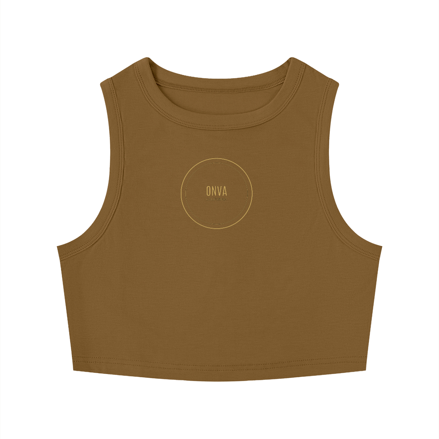 Women's Tight Crewneck Crop Tank Top
