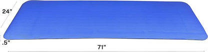 Premium 1/2-Inch Extra Thick Exercise Yoga Mat, Non-Slip Anti-Tear,