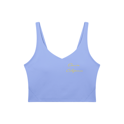 Women's V-Neck Yoga Sports Bra