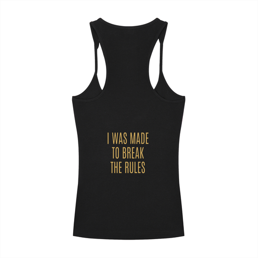 Slim Fit Ribbed Racerback Tank Top