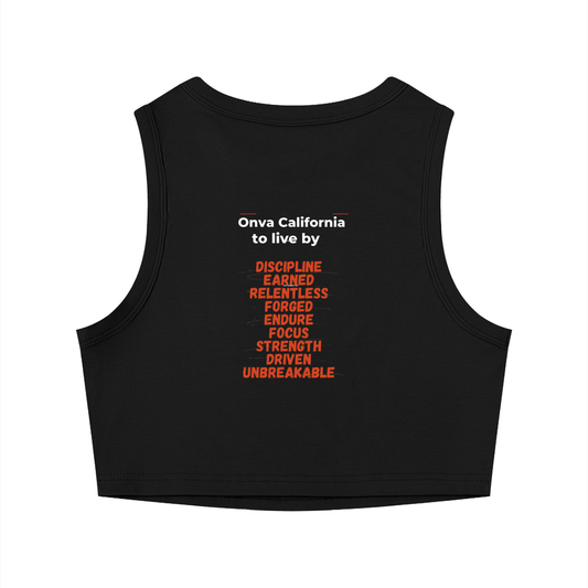 Women's Tight Crewneck Crop Tank Top