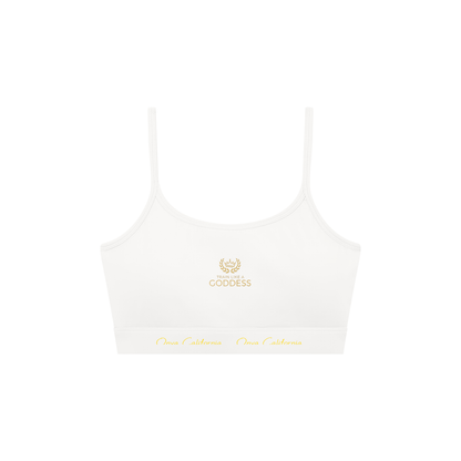 Women's Solid U-Neck Sports Bra