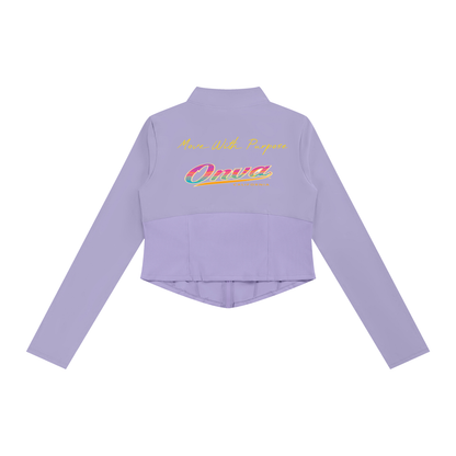 Women's Slim Fit Full-Zip Yoga Jacket