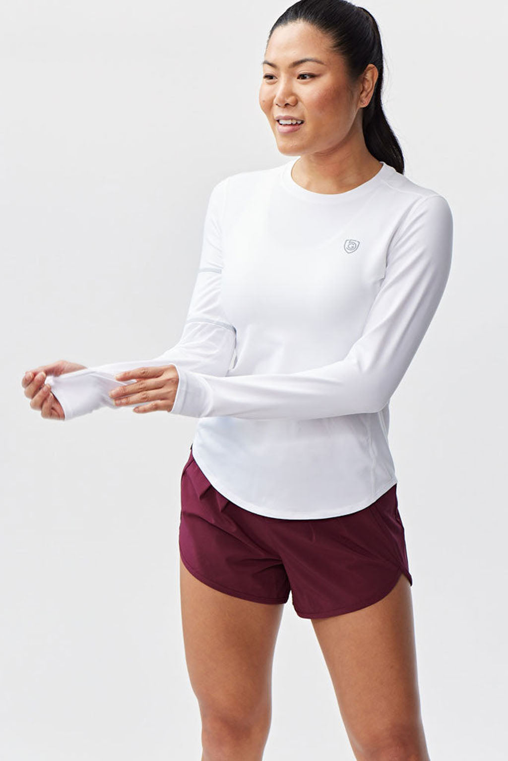 Foudy Women's Long Sleeve Workout Top