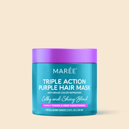 Purple Toning Mask for Blonde Hair