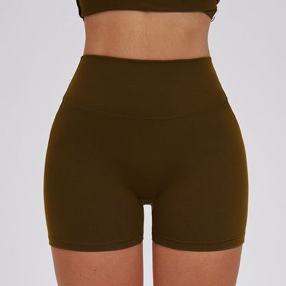 High Waist Tight Yoga & Running Shorts