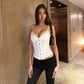 Lace Waist-Slimming Solid Camisole Top