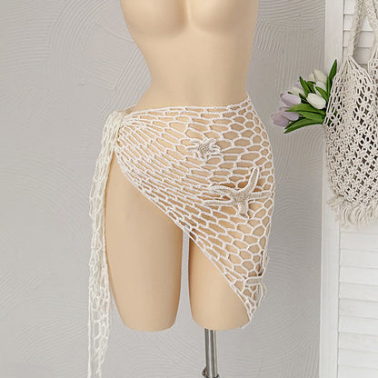 Starfish Crochet Beach Shawl & Cover-Up