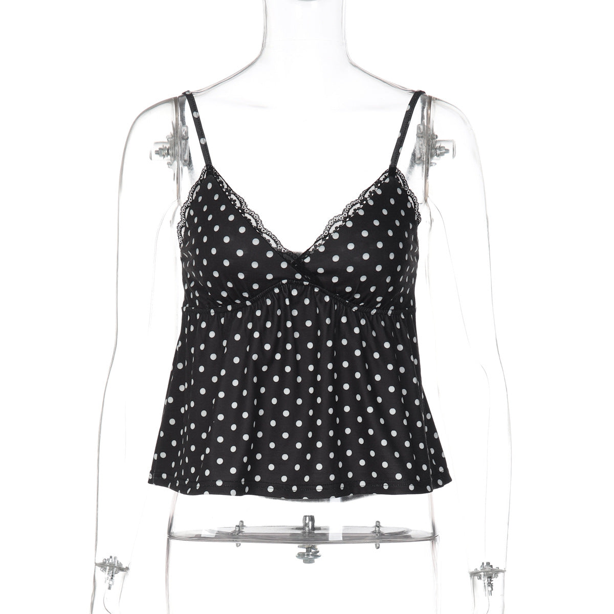 Lace Sling Printed Sexy Vest Top