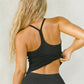Ribbed Backless Thread Camisole Top