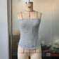 Rhinestone Slim Body-Shaping Tube Top