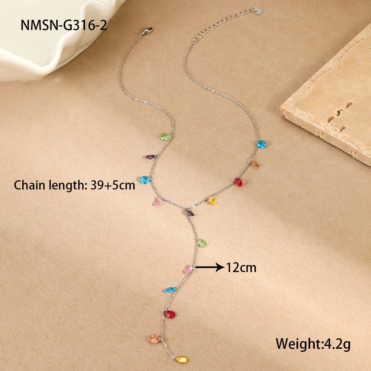 Tassel Y-Chain 18K Gold Plated Necklace