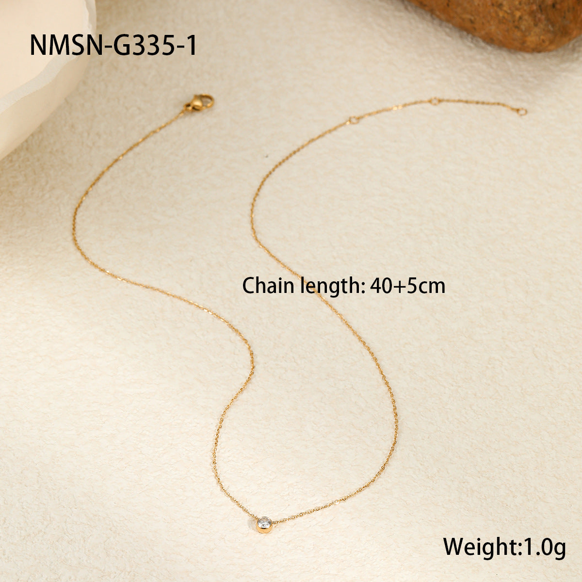 Minimalist Ultra-Fine Titanium Steel Clavicle Chain Necklace