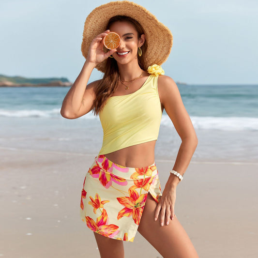 Vacation Printed One-Piece Swimsuit