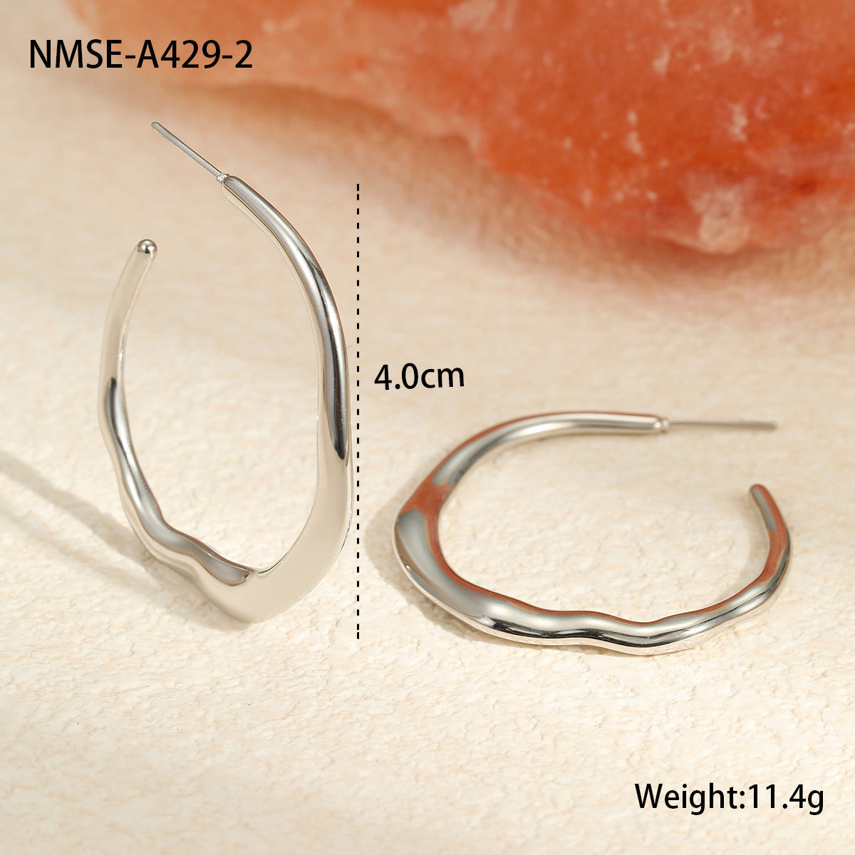 C-Ring 18K Gold Plated Luxury Earrings