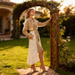 Lace Stitching High-Grade Waist-Slimming Trench Coat