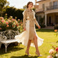 Lace Stitching High-Grade Waist-Slimming Trench Coat